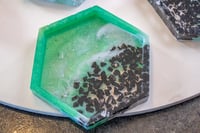 Image 5 of Green, Black and White Coasters