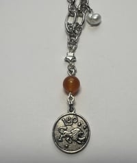 Image 1 of Handmade Zodiac Leo Necklace