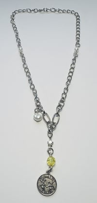 Image 2 of Handmade Zodiac Gemini Necklace 