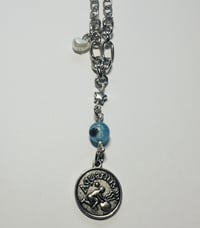 Image 1 of Handmade Zodiac Aquarius Necklace 