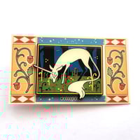 Unicorn Hunted Enamel Pin