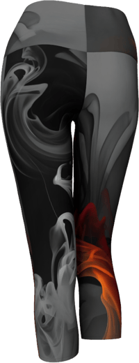 Image 3 of On Fire Yoga Capris