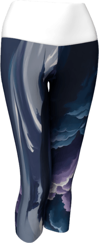 Image 1 of Cloudy Days Yoga Capris