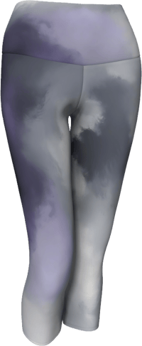Image 1 of Purple Smoke Yoga Capris