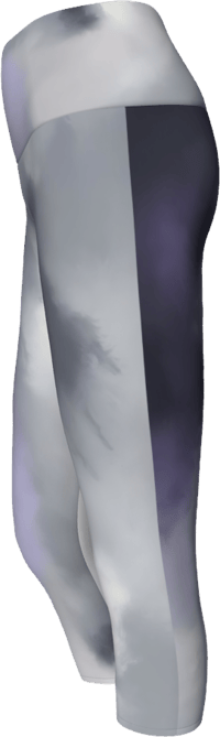 Image 2 of Purple Smoke Yoga Capris