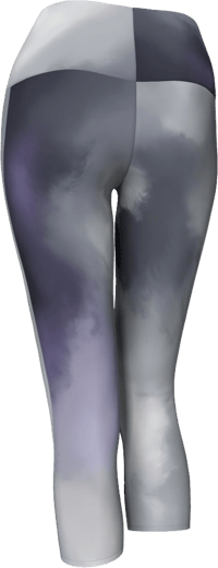 Image 3 of Purple Smoke Yoga Capris