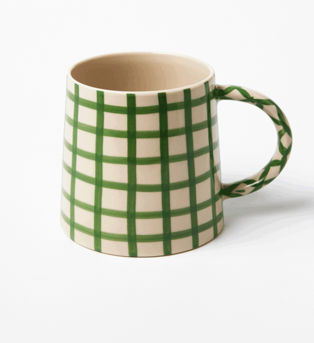 Image of Green Check mug 