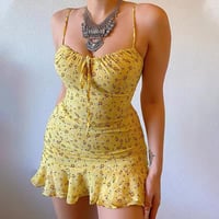 Image 1 of  Flirty Blossom Mini Dress