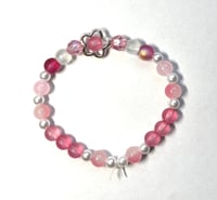 Image 8 of Handmade Flower, Pearl & Crystal Bracelets 