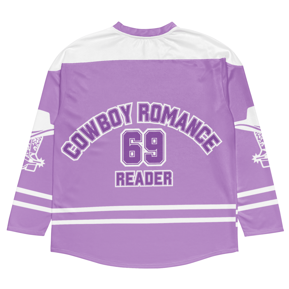 Image of Cowboy romance Recycled hockey fan jersey