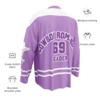 Image 4 of Cowboy romance Recycled hockey fan jersey