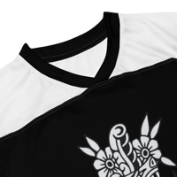 Image 5 of Touch her and die trope Recycled hockey fan jersey