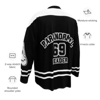 Image 7 of Paranormal reader Recycled hockey fan jersey