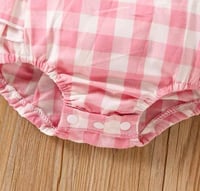 Image 5 of Reese Gingham Playsuit - Pink Elephant / Marigold 