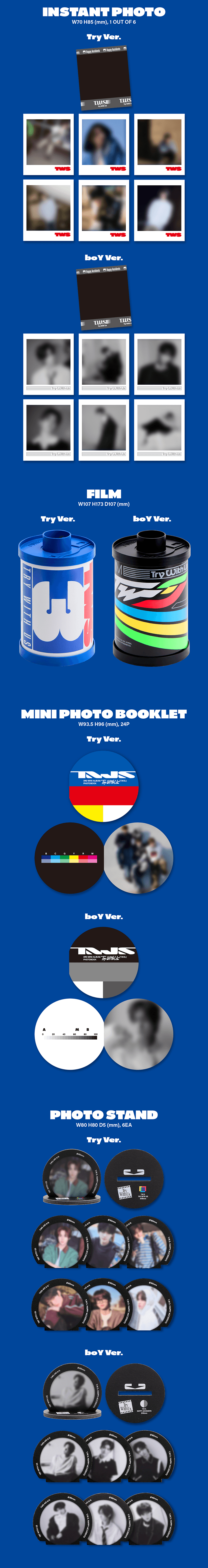 Image of [PRE-ORDER] TWS Try With Us + Weverse Shop POBs