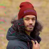 Image 6 of CHADETTE BOLD – EMBROIDERED Cuffed Beanie
