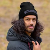 Image 8 of CHADETTE BOLD – EMBROIDERED Cuffed Beanie