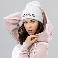 Image 12 of CHADETTE BOLD – EMBROIDERED Cuffed Beanie