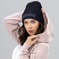 Image 14 of CHADETTE BOLD – EMBROIDERED Cuffed Beanie