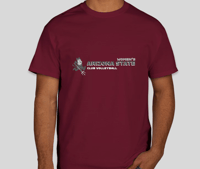 Image 1 of Subdued Hanes Maroon T-Shirt
