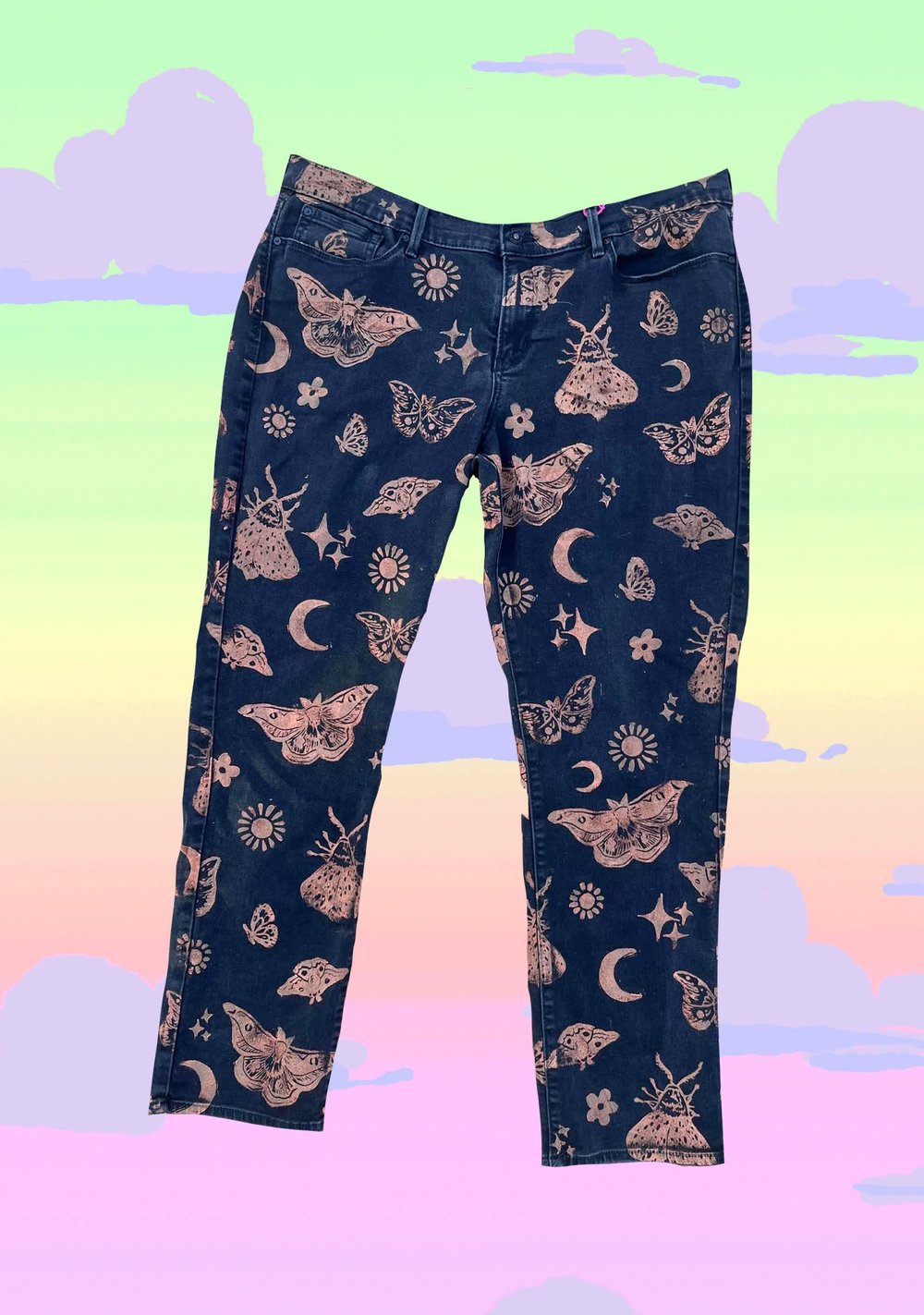 Image of Celestial Moth Pants- Sizes 10P, 14, 18, and 20 