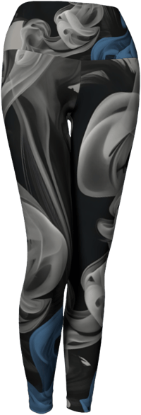 Image 1 of Blue Smoke Yoga Leggings