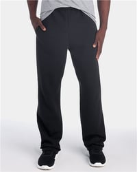 Image 2 of Jerzees open bottom swetapants with pockets