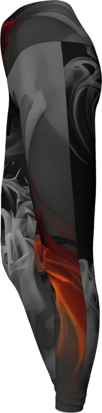 Image 2 of On Fire Yoga Leggings