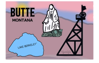 Butte Sticker Sheet II
