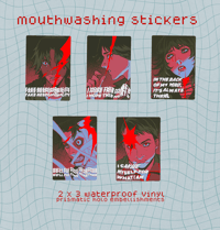 mouthwashing stickers