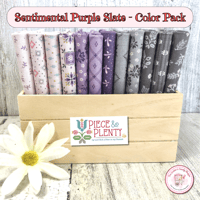 Image 4 of 12 FQ COLOR PACKS - PIECE & PLENTY by Lori Holt for Riley Blake Designs