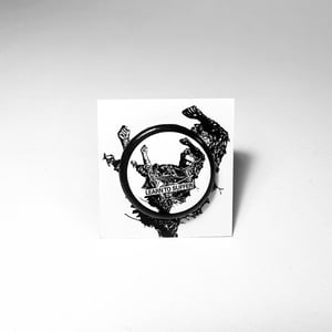 Image of MANGLED STATE "LEARN TO SUFFER" 1.25" BUTTON, LIM. 50