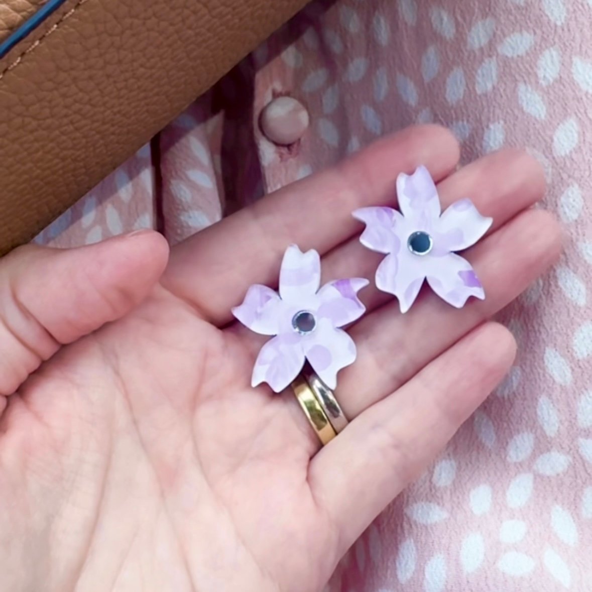Image of SALE ~ 'Lilac Fields' Wildflower Studs