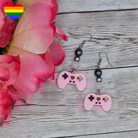 Image 3 of Demigirl Game Controller Earrings