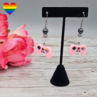 Image 1 of Demigirl Game Controller Earrings
