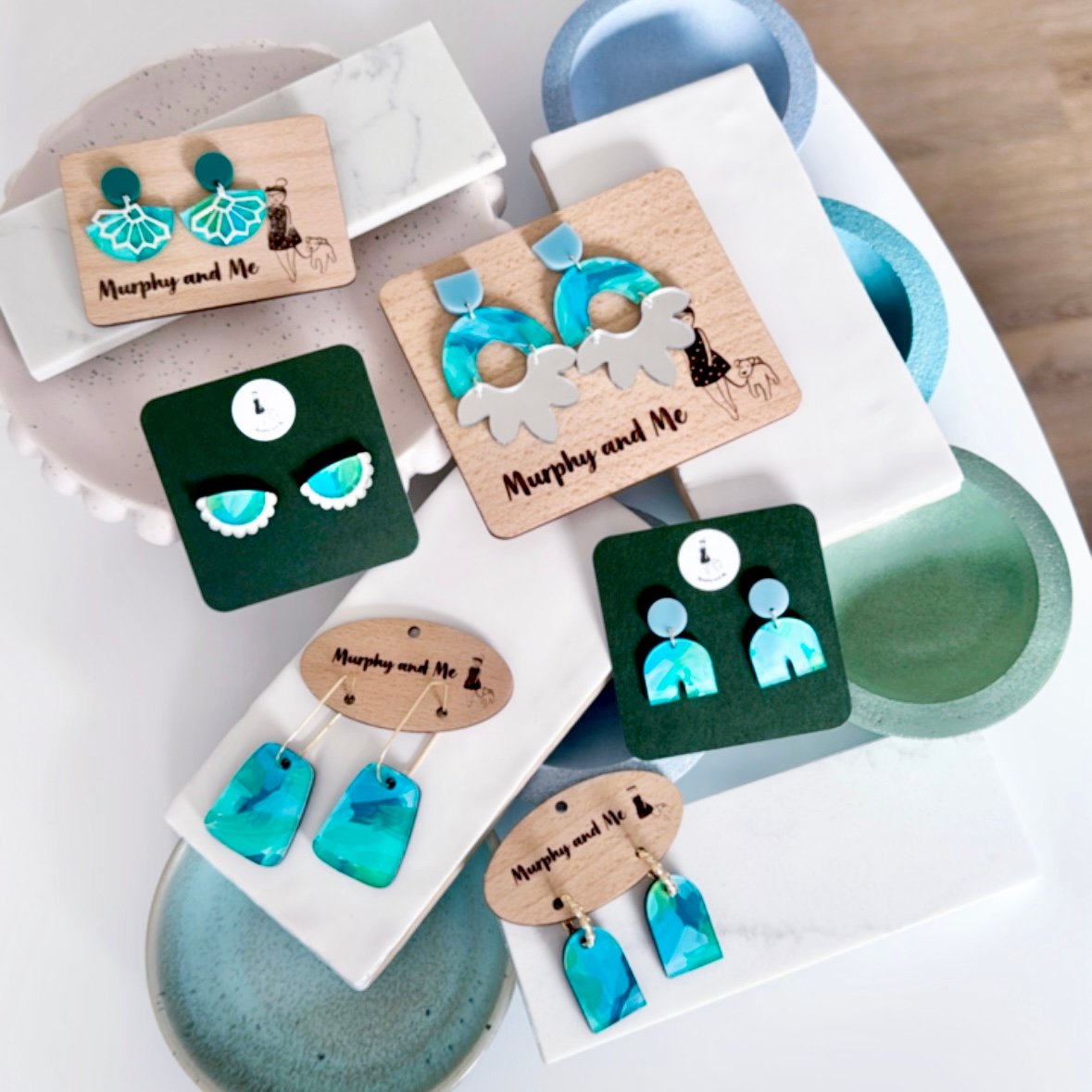 Image of 'Tranquil Water' Mini Arch Dangles