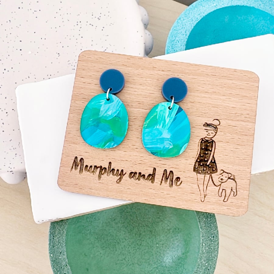 Image of 'Tranquil Water' Basic Dangles