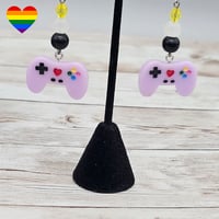 Image 2 of Nonbinary Game Controller Earrings 