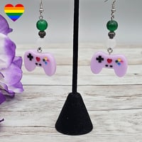 Image 2 of Genderqueer Game Controller Earrings 