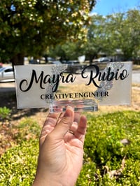 Image 1 of Desk name plate