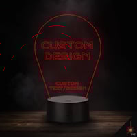 Image 1 of Design Your Own - Custom LED Lamp  10 reviews PLEASE EMAIL US DIRECTLY