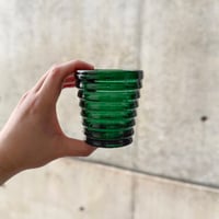 Image 2 of Aino Aalto Bölgeblick Green Glass Tumbler
