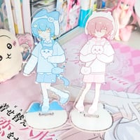 Image 2 of Towa Aoba x Chiikawa Acrylic Stands