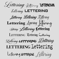 Lettering 
