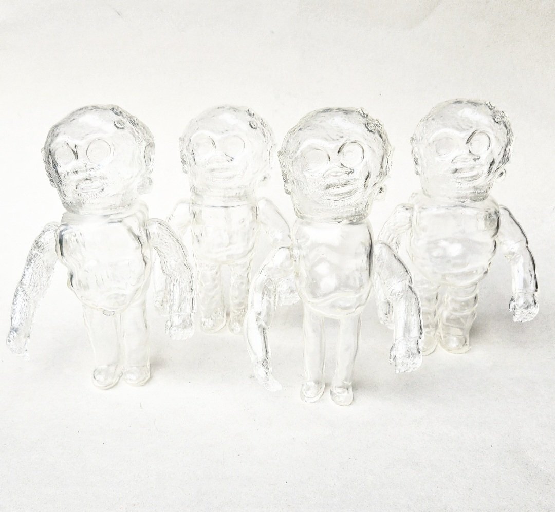 Image of "YAWP THE INEPT" clear vinyl micro-run and Clear Heads