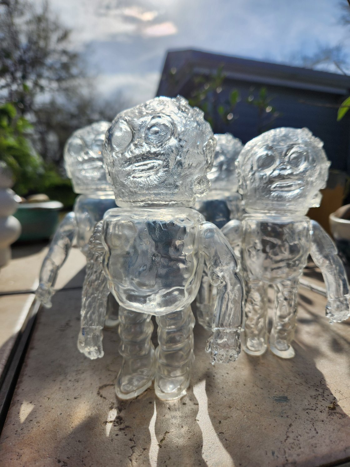 Image of "YAWP THE INEPT" clear vinyl micro-run and Clear Heads