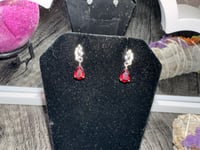 Image 2 of Beautiful Garnet Earrings
