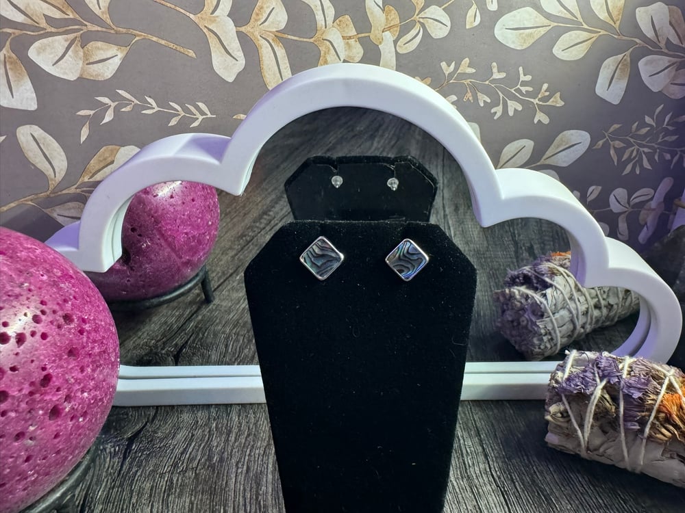 Image of Abalone Shell Earrings