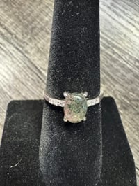 Image 2 of Moss Quartz Sterling Silver Ring
