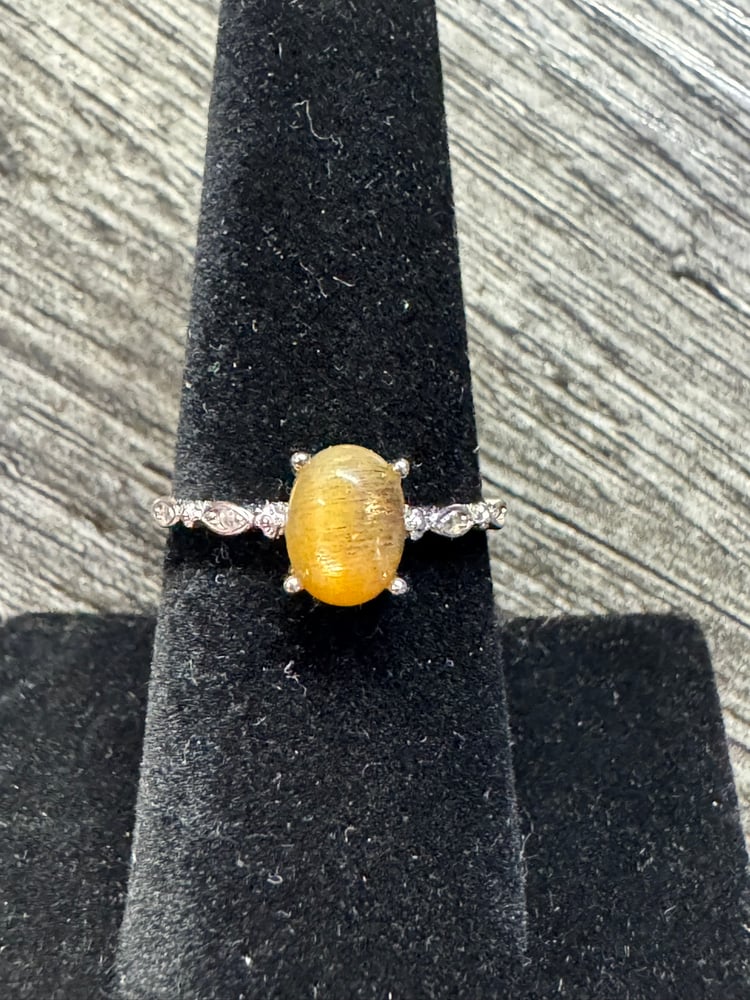 Image of Petite Selenite Ring 